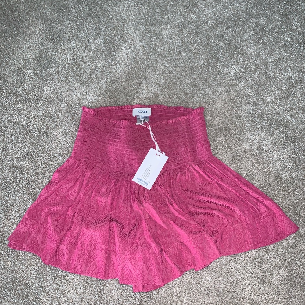 NWT Koch Magenta Python Erica Skirt